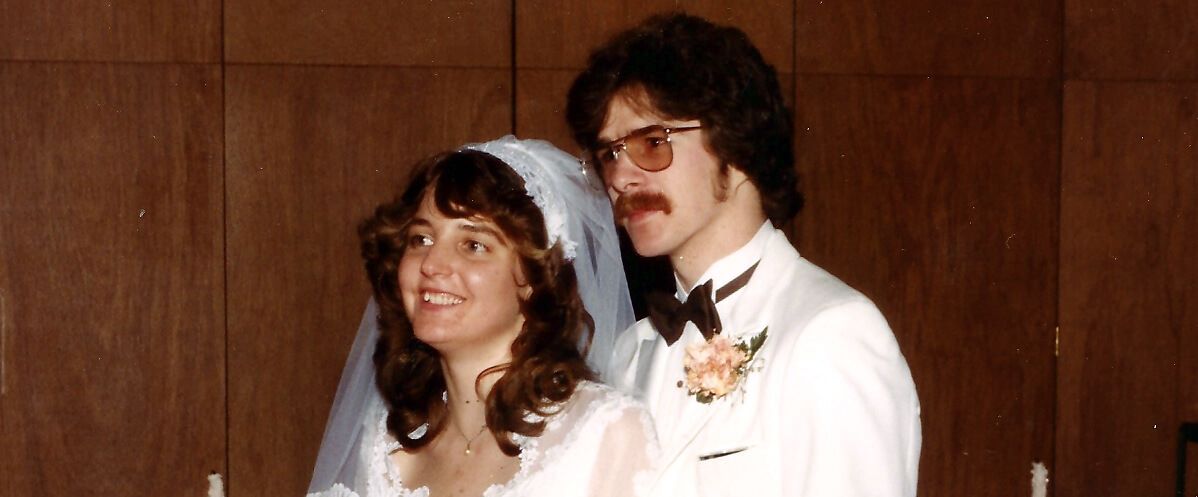 Chip and Cheryl at our wedding - March 20, 1982